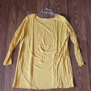 Yellow Women's Tunic Top